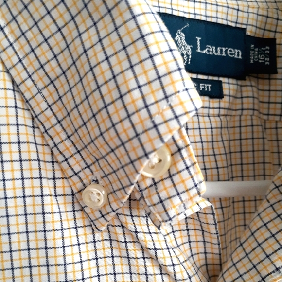Ralph Lauren Polo Long Sleeved Button Down, Sz 16.5/ 32-33 - Picture 4 of 7
